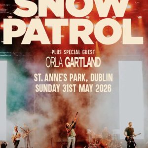Bus to Snow Patrol performing at the St Anne’s Park Dublin on 31st May 2026.