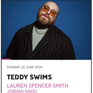 Bus to Teddy Swims at Belsonic on 22nd June 2026