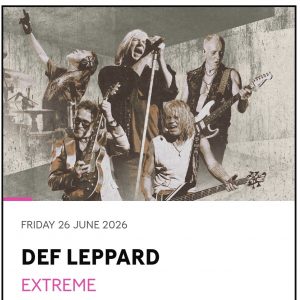 Bus to Def Leppard at Belsonic on 26th June 2026