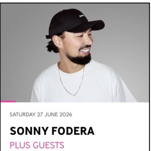 Bus to Sonny Fodera at Belsonic on 27th June 2026