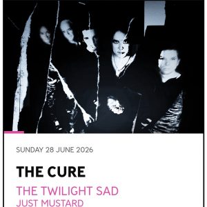 Bus to The Cure at Belsonic on 28th June 2026