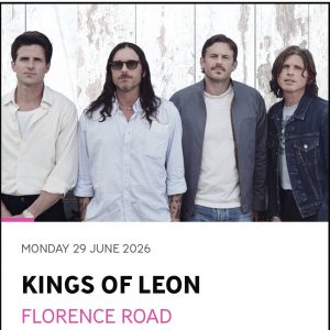 Bus to Kings of Leon at Belsonic on 29th June 2026