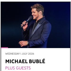 Bus to Michael Buble at Belsonic on 1st July 2026