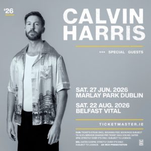Bus to Calvin Harris performing at Marley Park Dublin on 27th June 2026.