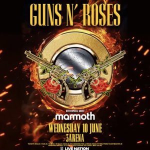 Bus to Guns N’ Roses performing at the 3 Arena Dublin on 10th June 2026.