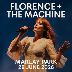 Bus travel to Florence + The Machine performing at Marley Park on 28th June 2026