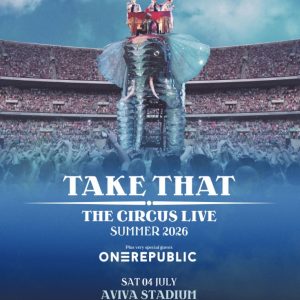 Bus travel to Take That at Aviva Stadium Dublin on 4th July 2026