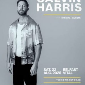 Bus travel to Calvin Harris performing at Boucher Playing Fields Belfast on 22nd August 2026