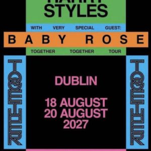 Bus travel to Harry Styles performing at Croke Park on 20th Aug 2027